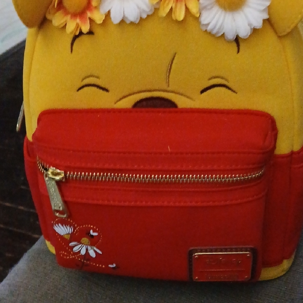 Disney Yellow and Red Backpack